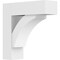 Ekena Millwork Standard Thorton Architectural Grade PVC Bracket with Block Ends, 5"W x 18"D x 18"H BKTP05X18X18THR05 - alternate 1